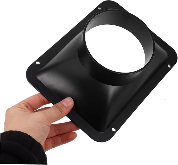 Uonlytech Vent Register Adapter Rectangular Base Flange Air Duct Exhaust Hose - Image 8