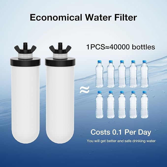 8.46-Inch 3-Stage Filtration Ceramic Purification Elements NSF/ANSI 42&372 - Image 8