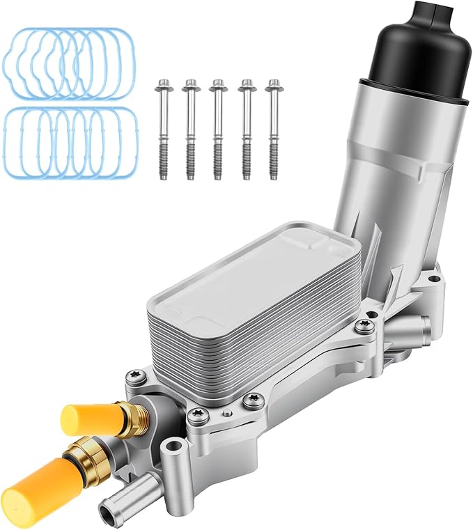 Aluminum Oil Filter Housing Engine Oil Cooler Compatible - Image 8