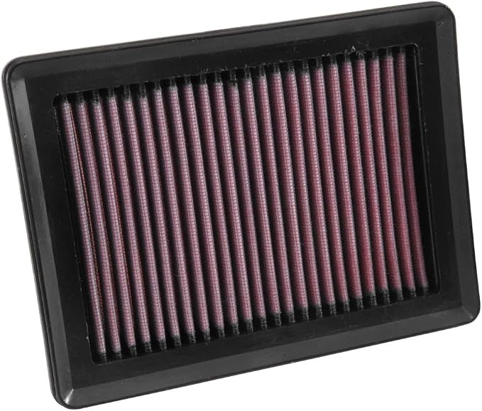 K&N Engine Air Filter: Reusable, Clean Every 75, 000 Miles, Replacement Car Air - Image 2