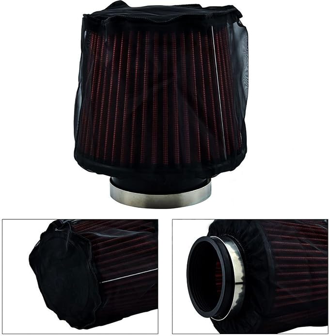 Air Filter Protective Cover, Universal Air Intake Filter Sock Cover Air Cleaner - Image 6