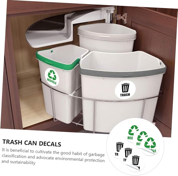 Self-Adhesive Garbage Classification Label Stickers - Image 2