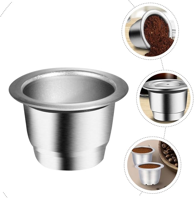 Homoyoyo 6pcs Reusable Coffee Filter Cups Compact Professional Coffee Strainers - Image 5