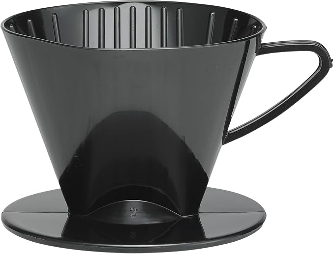 Fino Pour-Over Coffee Brewing Filter Cone, Number 2-Size, Brews 2 to 6-Cups by Fino