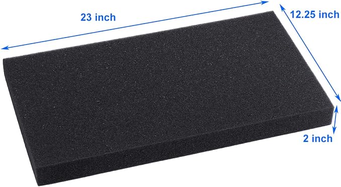 AQUANEAT Aquarium Filter Sponge Open Cell Foam Sheet Bio Sponge Filter Media - Image 3