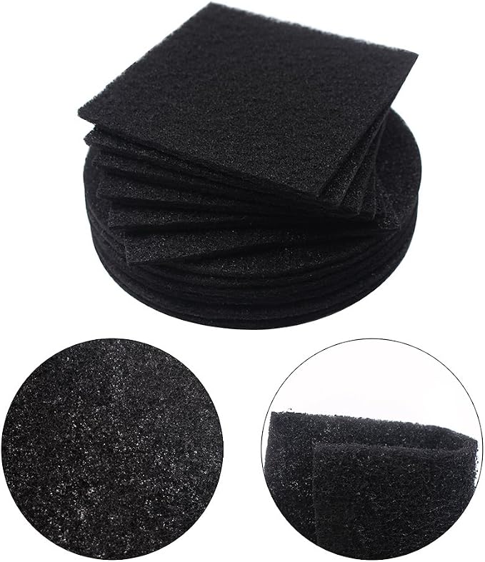 Compost Bin Filters, 12 Pieces Compost Pail Replacement Filters, 6 Round and 6 - Image 3