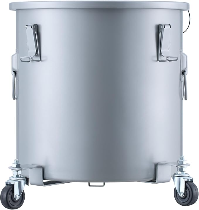VEVOR 10 Gallon Fryer Grease Bucket, Oil Disposal Bucket Caddy on Wheels - Image 12
