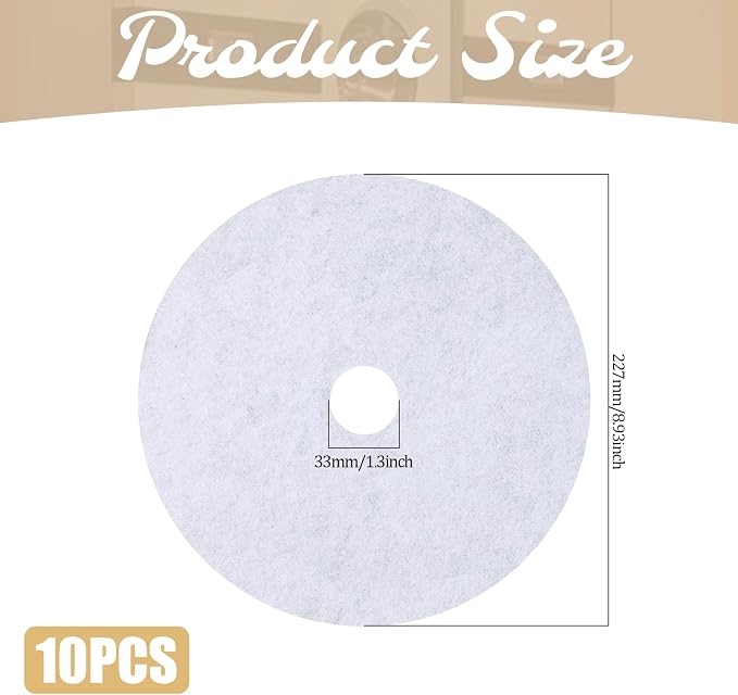 10 PCS Dryer Filter Replacement Circle, Portable Dryer Filter, Universal Dryers - Image 2