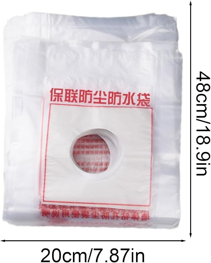 Electric Hammer Dust Bag – Drill Dust Sealr, Hole Saw Catcher | 100PCS Fine - Image 5