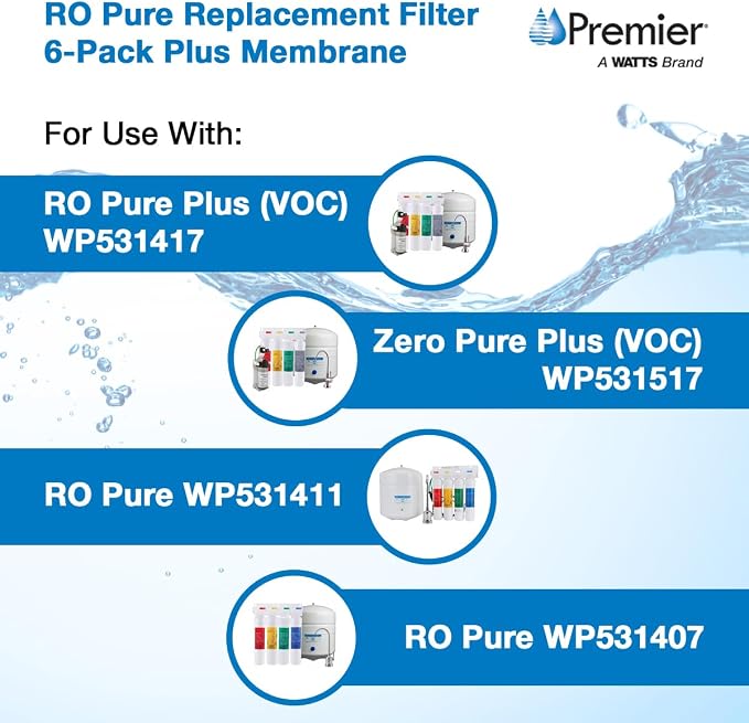 Watts Premier Annual RO Pure 6-Pack Filtration Kit - Image 4