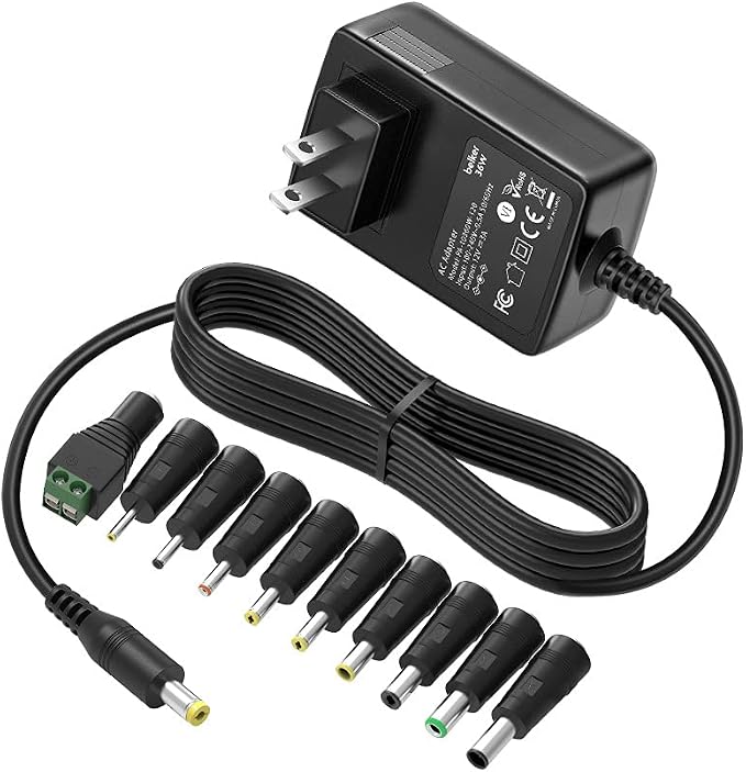 Belker 12V 3A 2.5A AC DC Power Adapter Supply Cord Wall Charger 5.5 x 2.1mm Plug - Image 8