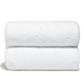 Italic Ultraplush 100% Australian Cotton Bath Sheets - Set of 2 Luxury Extra Large Heavy Duty Bath Sheets, 800GSM Plush and Absorbent Sheets for Hotels, Bath, Gym & Spa (White)