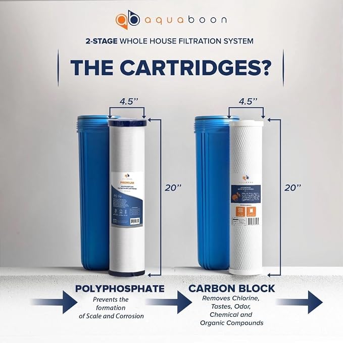 Aquaboon 2-Stage Whole House Water Filter System - Image 3