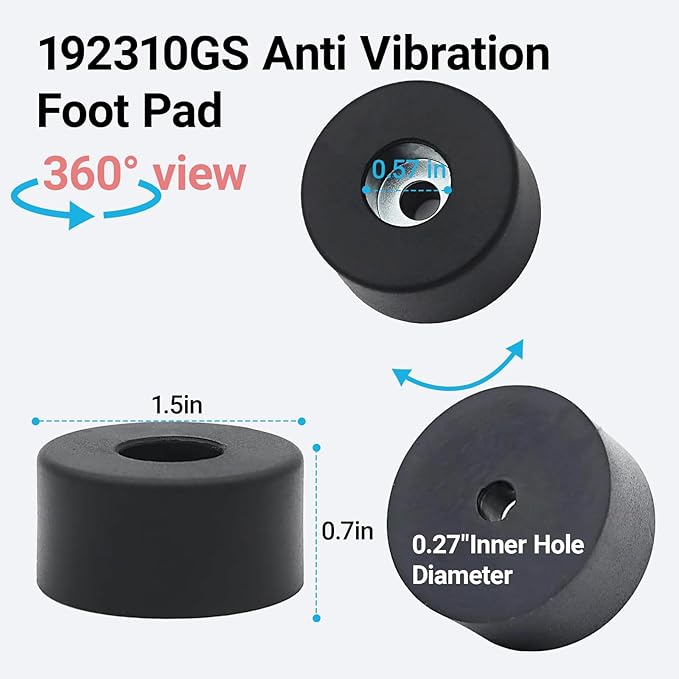 4PCS 192310GS Anti Vibration Rubber Feet Pads Bumper - Image 3