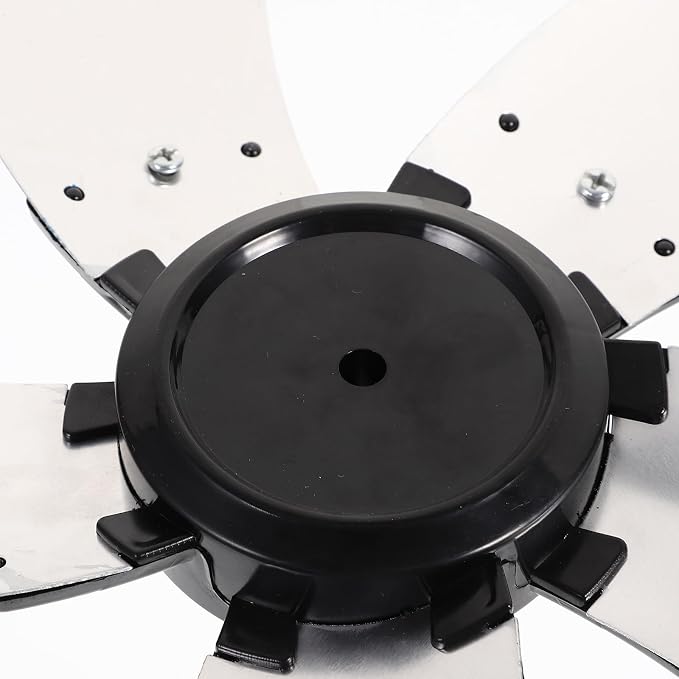 Ciieeo 16.9 Inch Electric Fan Blades Replacement 5 Leaves Metal Fan Blade - Image 4