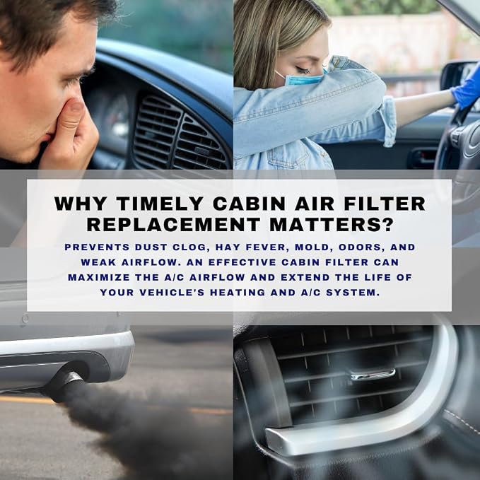 FreshenOPT Three-Layer Cabin Air Filter Replacement - Image 3