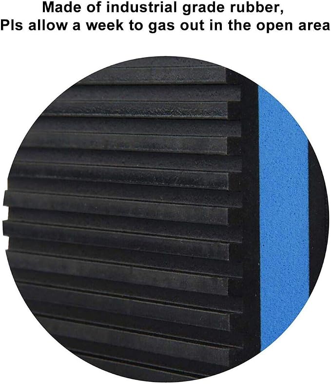 LBG Products Rubber Anti-Vibration Isolator Pads, Heavy Duty Blue EVA Pad - Image 3