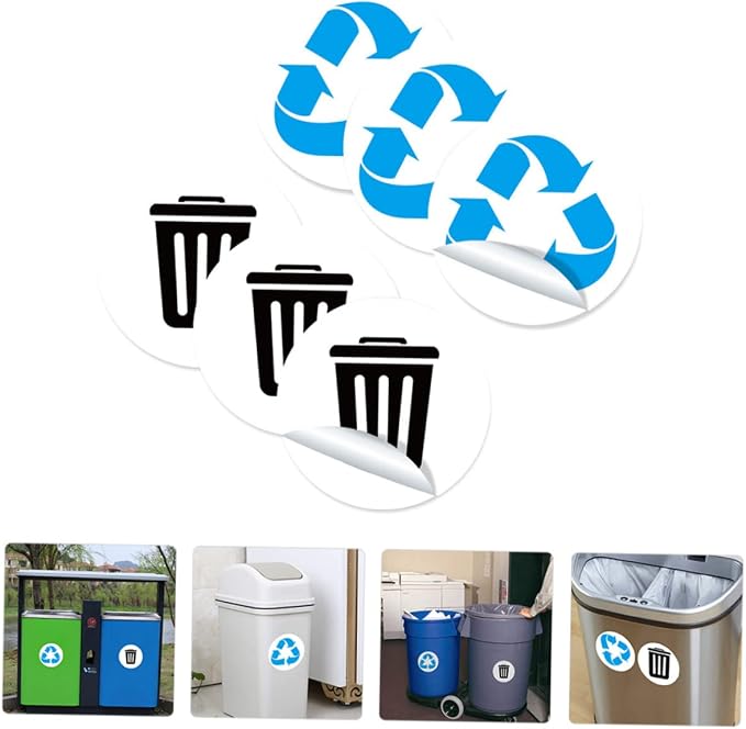 DECHOUS 1set Self-Adhesive Garbage Sorting Label Stickers of Waste Container - Image 9