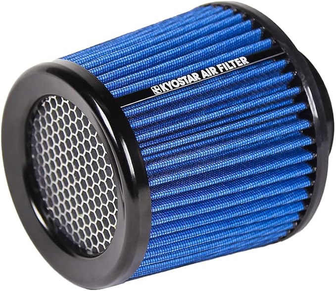 Universal 3" 76mm High-Flow Air Filter, Reusable Cone Cold Air Intake, High - Image 3
