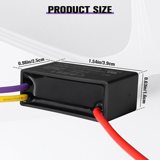 Podoy CBB61 Ceiling Fan Capacitor .+. Compatible - Image 3