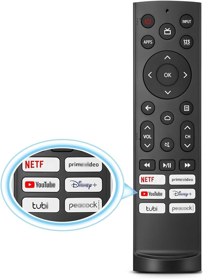 Replacement Remote for Hisense Smart Google TV, Replacement Control for Hisense by Unknown