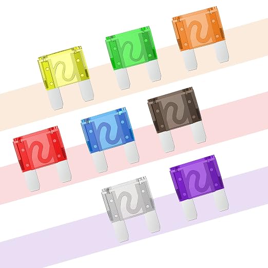 Nilight 32 Pcs Blade Fuses Maxi APX Replacement Fuse 20A 30A 40A 50A 60A 70A - Image 9