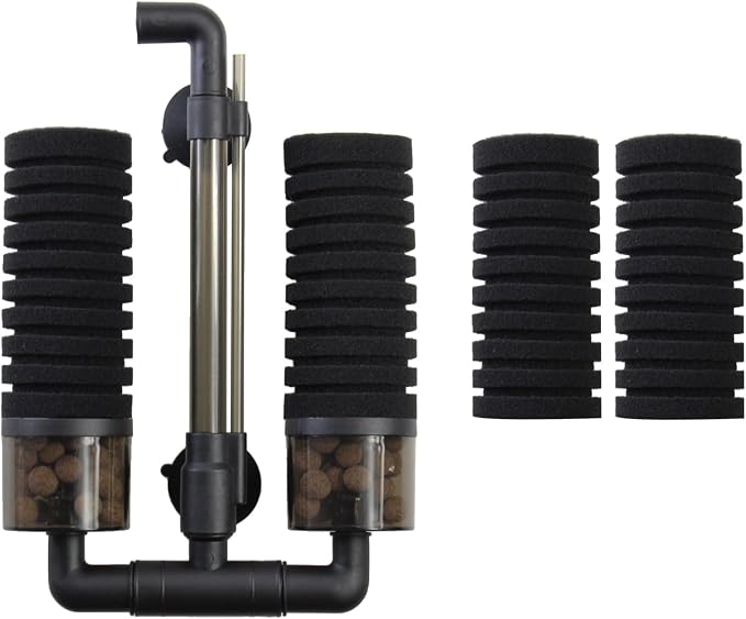 AQUANEAT Air Driven Sponge Filter, Quiet Aquarium Filter by Aquaneat