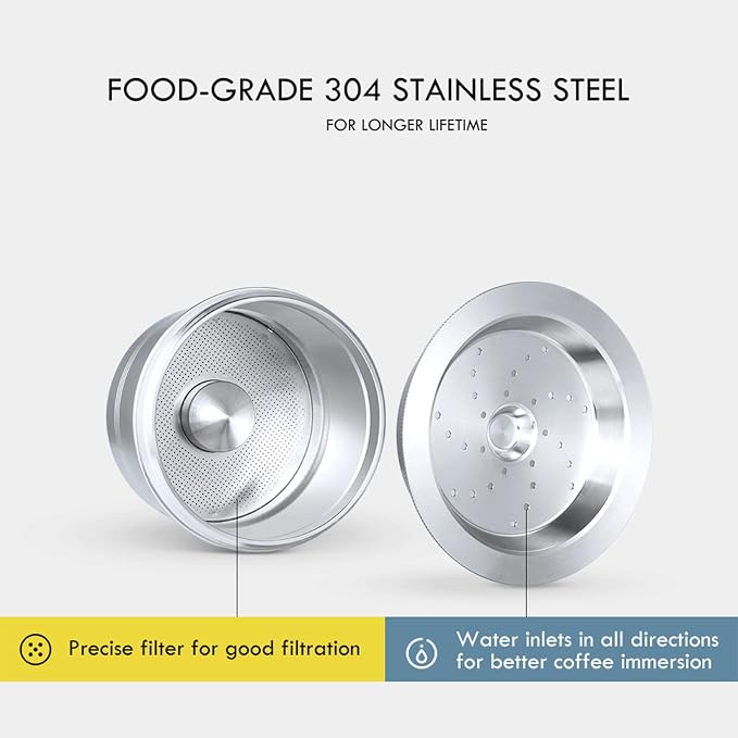 Sturdy Stainless Steel Coffee Filter Portable Filter Portable - Image 7