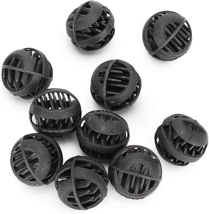 30 Pack Biofiltration Filter Balls, Removes and Nitrites, Reusable Plastic by Gavigain