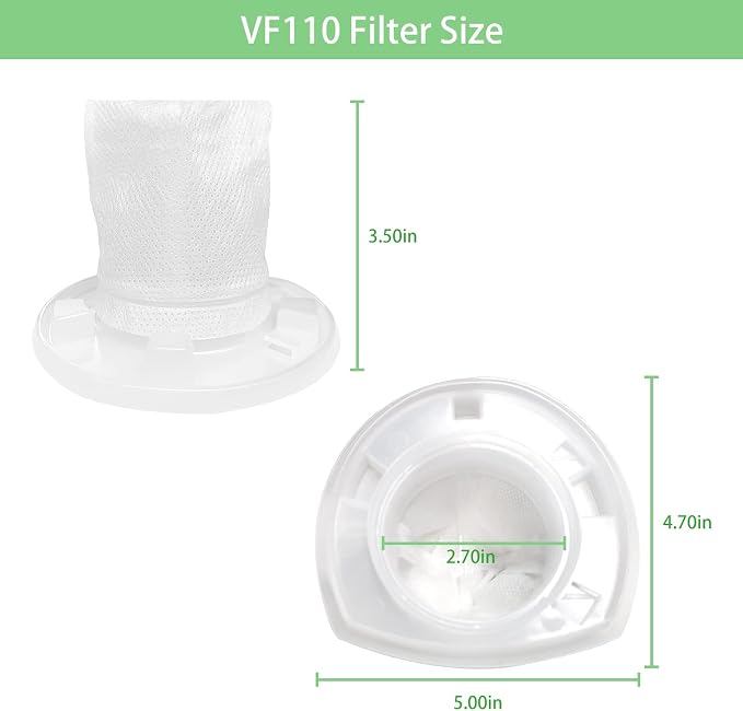 VF110 Filter, 6 Pack Replacement Vacuum Filters - Image 4