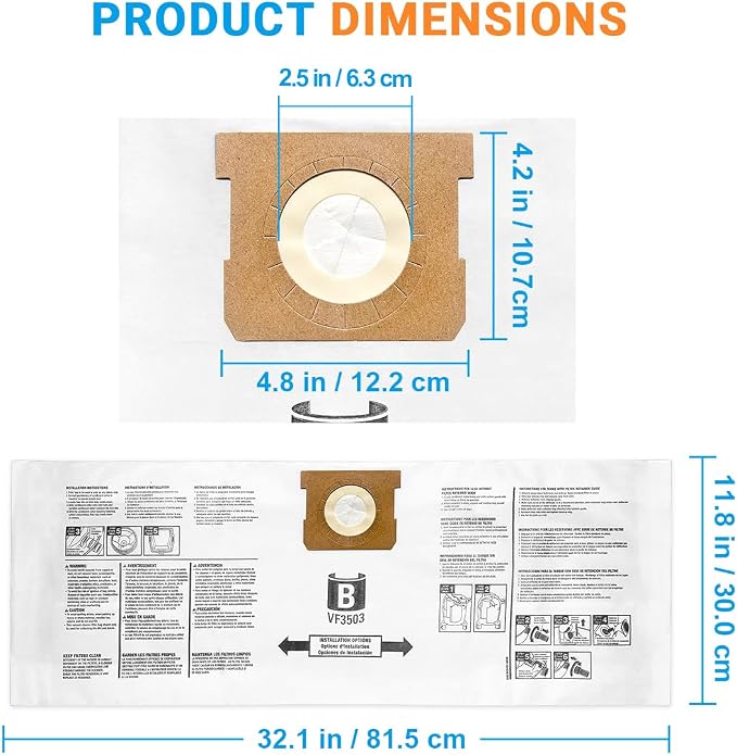 VF3503 Vacuum Bags Compatible - Image 8