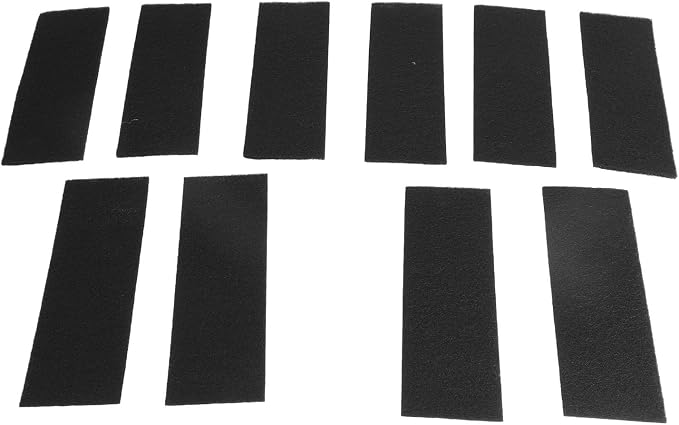 10Pcs Ceiling Fan Blade Filters, Self Adhesive Rectangular Coconut Carbon Air - Image 4