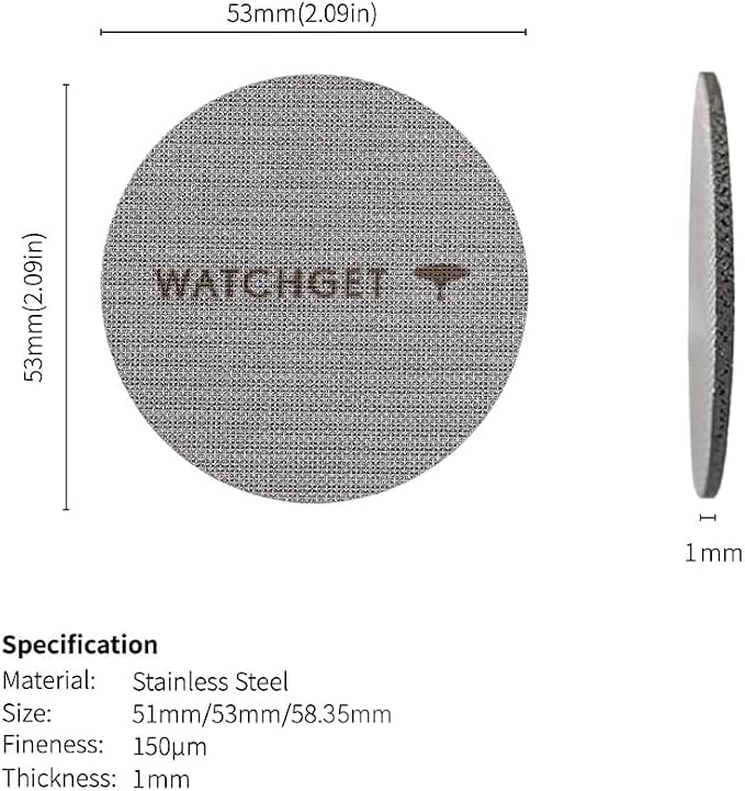 watchget 53mm Espresso Puck Screen Lower Shower Screen 1mm Thickness 150μm - Image 2