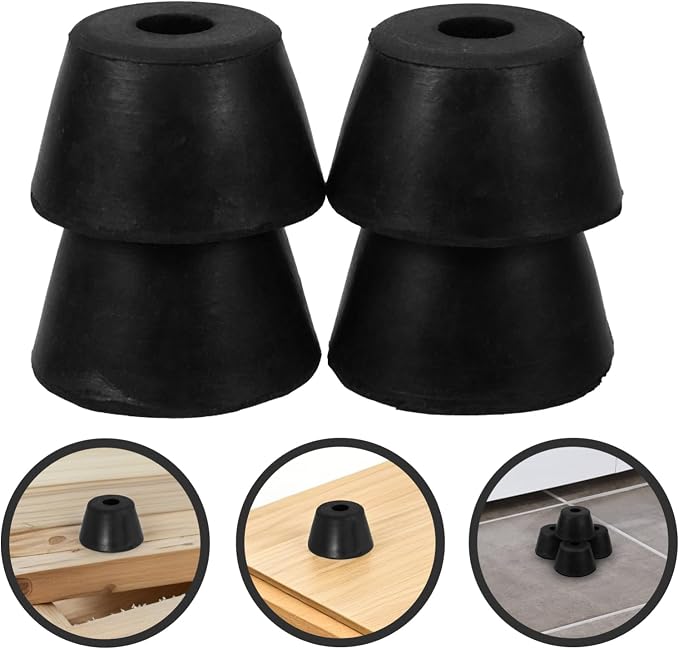 POPETPOP 4pcs Rubber Vibration Absorbing Pads Durable Anti-Vibration Foot Pads - Image 8
