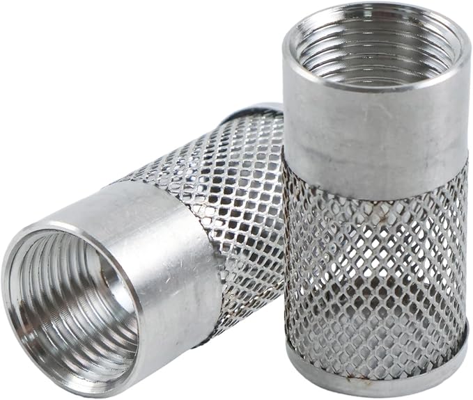 Dia Hose Inlet Suction Strainer Filter, Stainless Steel Water Pump Filter by Etersec