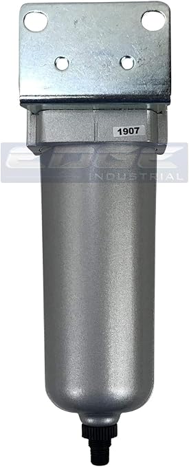 1/2" NPT Industrial Particulate Filter, Removes Water, Debris from Compressed - Image 4