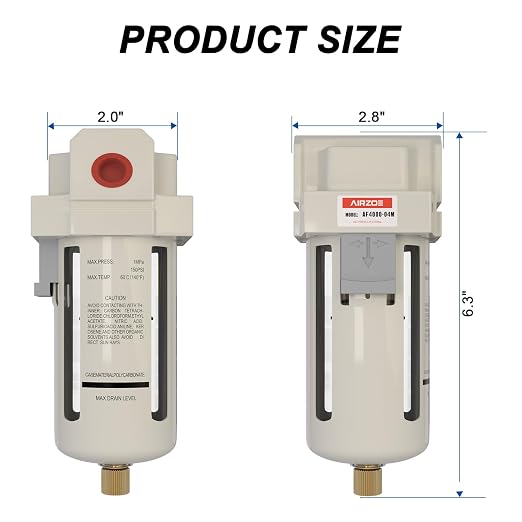 AIRZOE 1/2" NPT Air Dryer for Compressor - Image 2