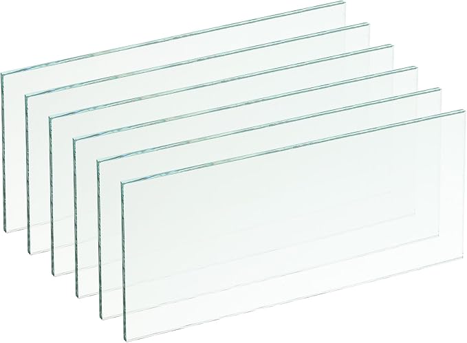 PATIKIL Welding Len 4-1/4"x 2", 6 Pack Hardened Glass Filter Plates Covers by PATIKIL
