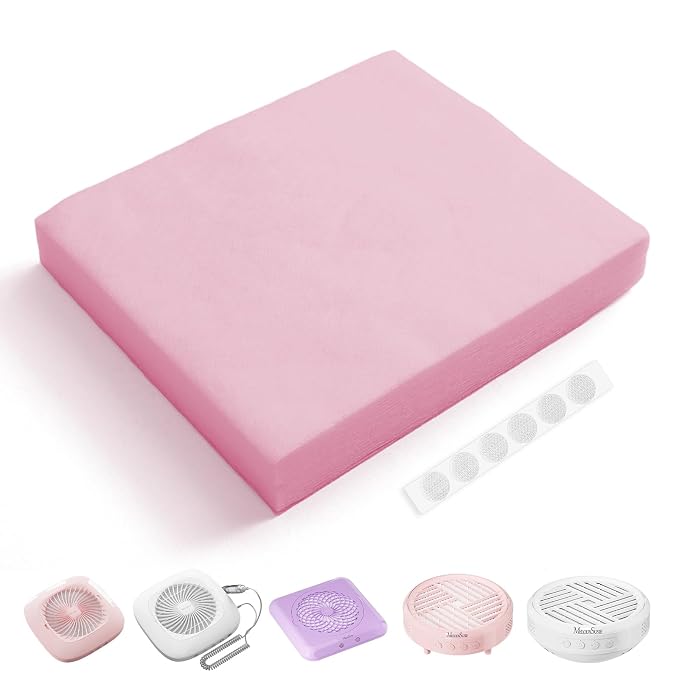 MelodySusie 200 Sheets Nail Dust Collector Filter Paper, Disposable Dust Vacuum by MelodySusie