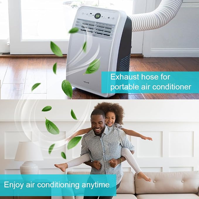 BEWAVE Portable Air Conditioner Hose, Portable Exhaust Vent Hose - Image 2
