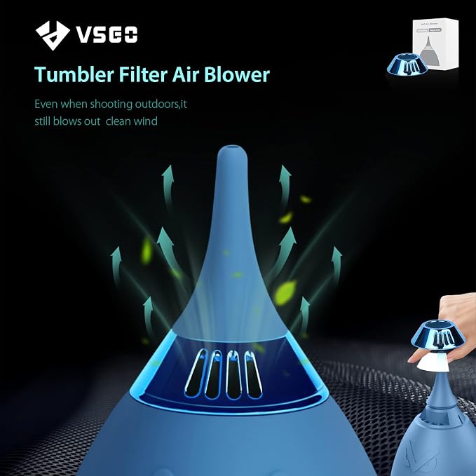 VSGO Camera Air Blower with Filter Compressed Air - Image 3
