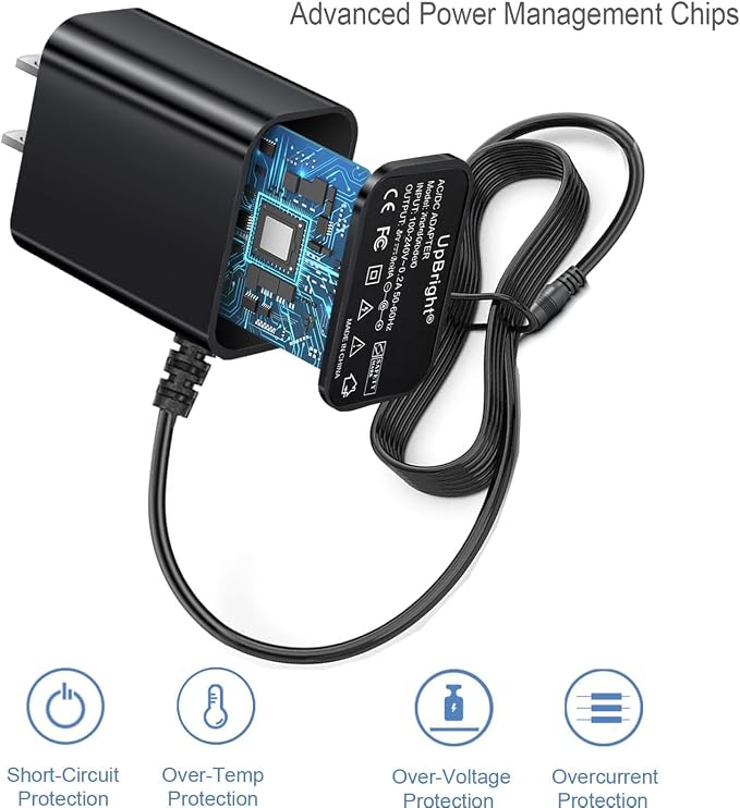 UpBright USB-C 5V AC/DC Adapter Compatible - Image 4