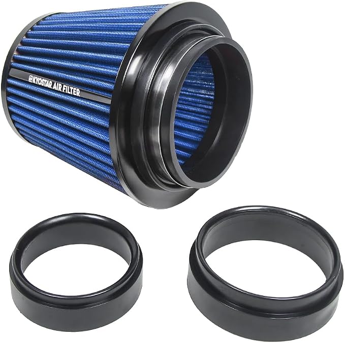 KYOSTAR Universal 3/3.5/4" High-Flow Air Filter, Reusable Cone Cold Air Intake - Image 6