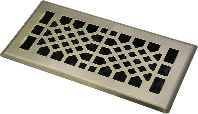 Bronze Color Floor Register Heavy Duty Walkable Steel Ease Adjust Air Vents by JATOHOME