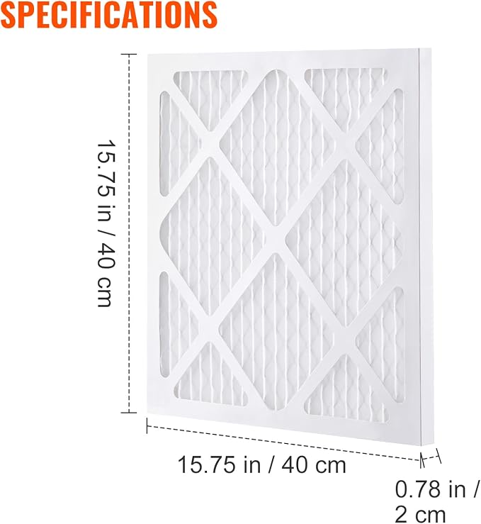 Happybuy 5-Pack Protective Pre Filters, 15.75" x 15.75" Air Filter Replacement - Image 4