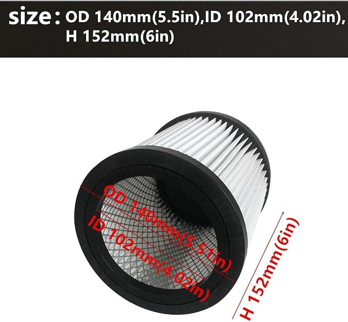 1 PACK Ruiqiwei Cartridge vacuum HEPA Filter compatible - Image 2