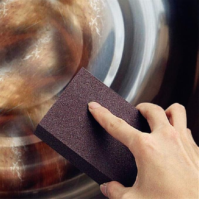 Hofumix Dish Sponge Brush Scrubber Sponge Scouring Metallic Cleaning Pads - Image 6
