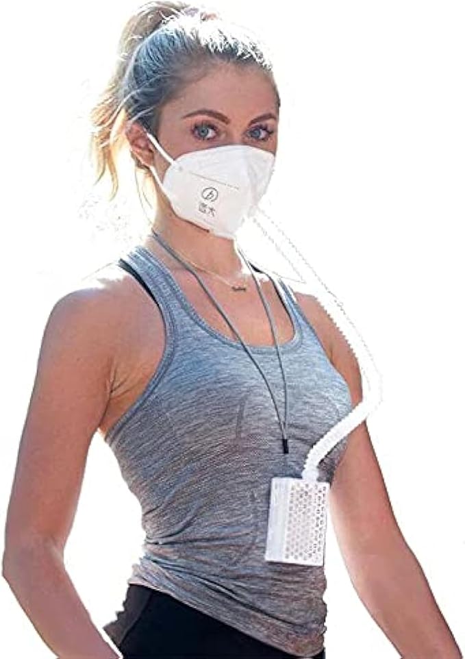 BROAD Breathe Easier AirPro Mask Rechargeable Reusable Air Purifying Respirator by BROADUSACLEANAIR