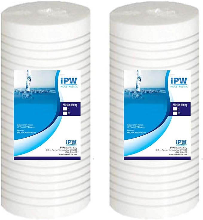Compatible with CMB-510-HF Polypropylene Whole House Filter Fits The IHS12-D4 by Isopure_WaterIPWINDUSTRIES