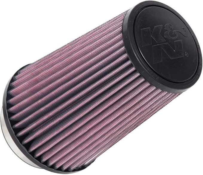 K&N High-Flow Original Lifetime Universal Clamp-On Air Filter: High Performance by KNEngineeringInc